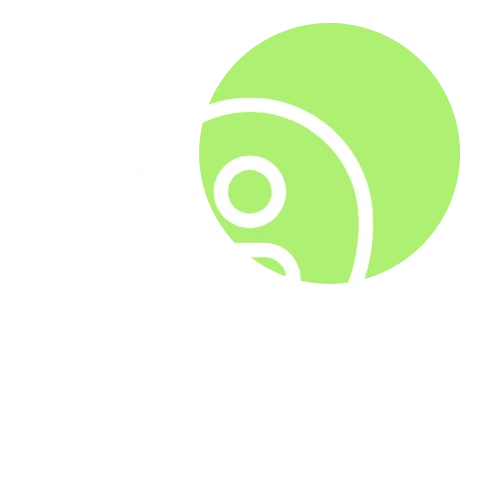 Minimalist icon of a user profile, featuring a white outline of a person’s head and shoulders in front of a solid bright green circle on a black background—a fresh look perfect for the New Homepage.